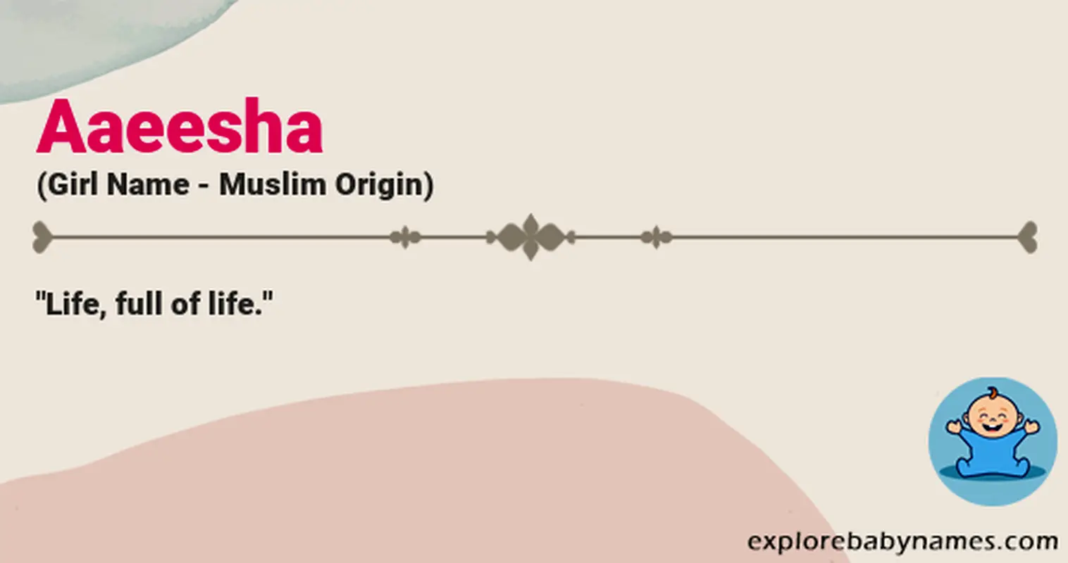 Meaning of Aaeesha