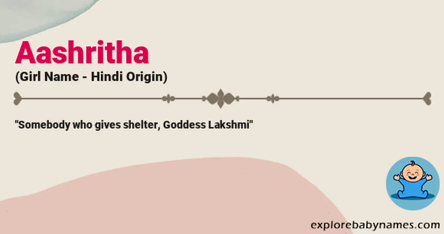Meaning of Aashritha