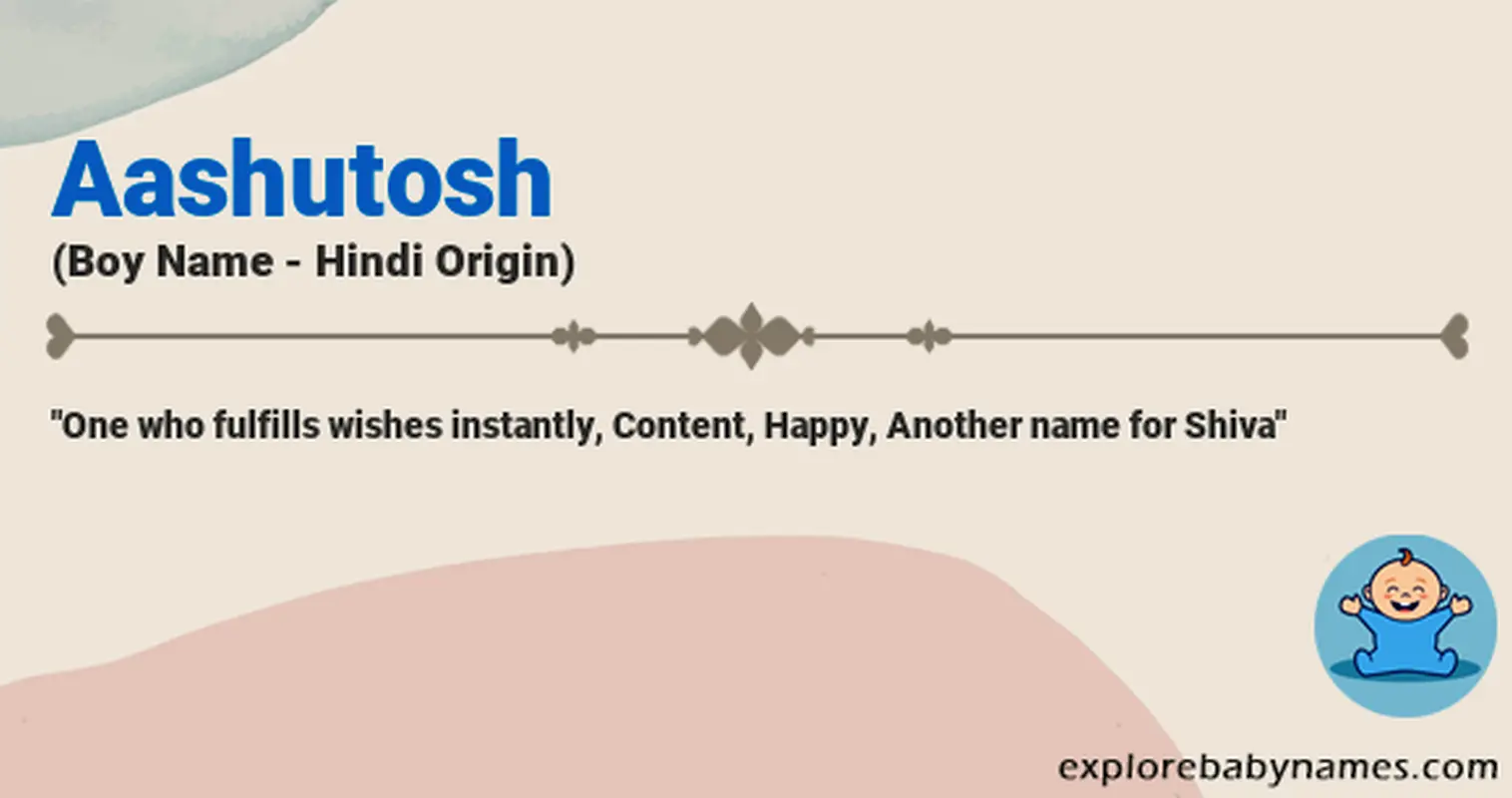 Meaning of Aashutosh