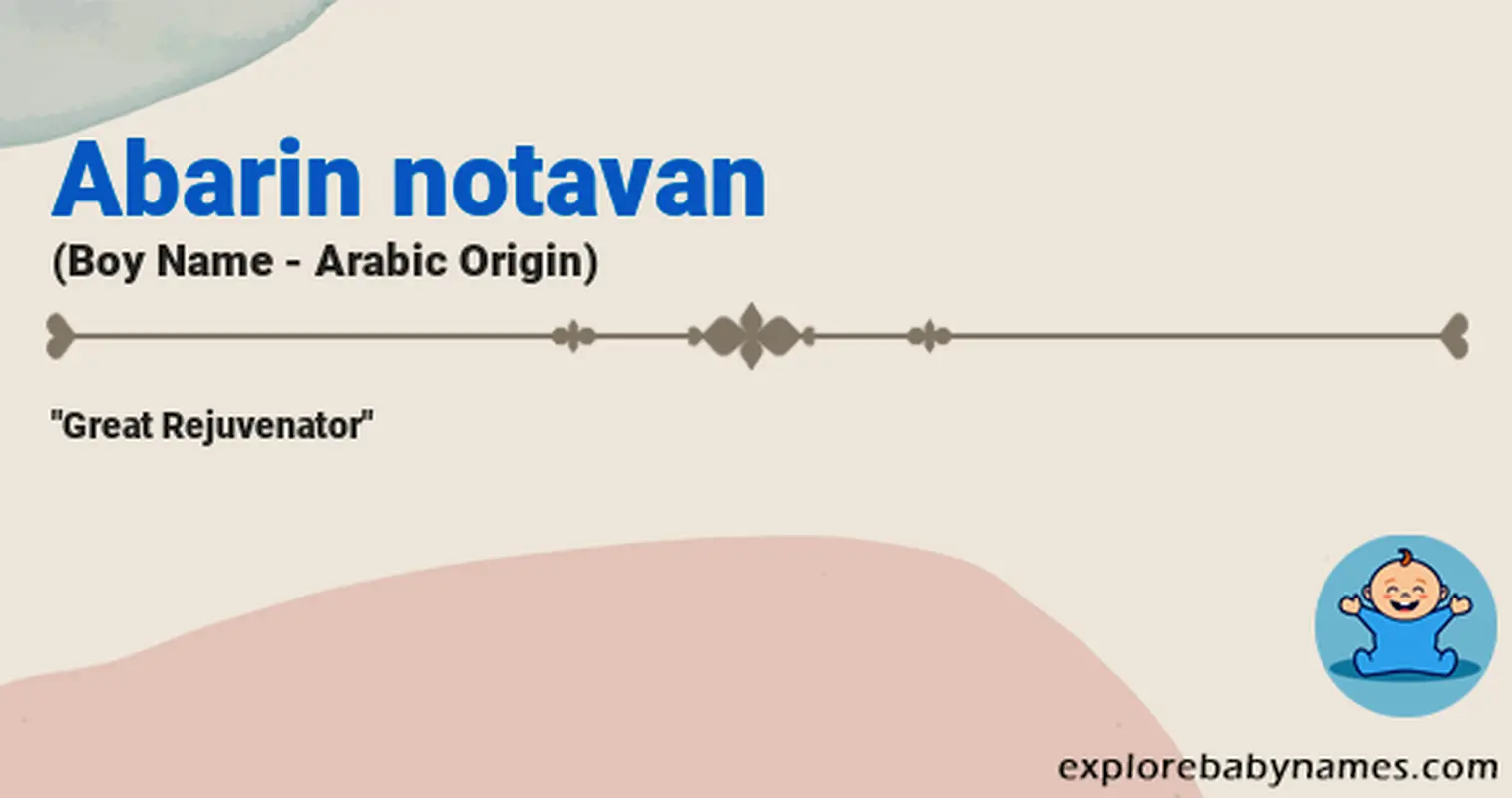Meaning of Abarin notavan