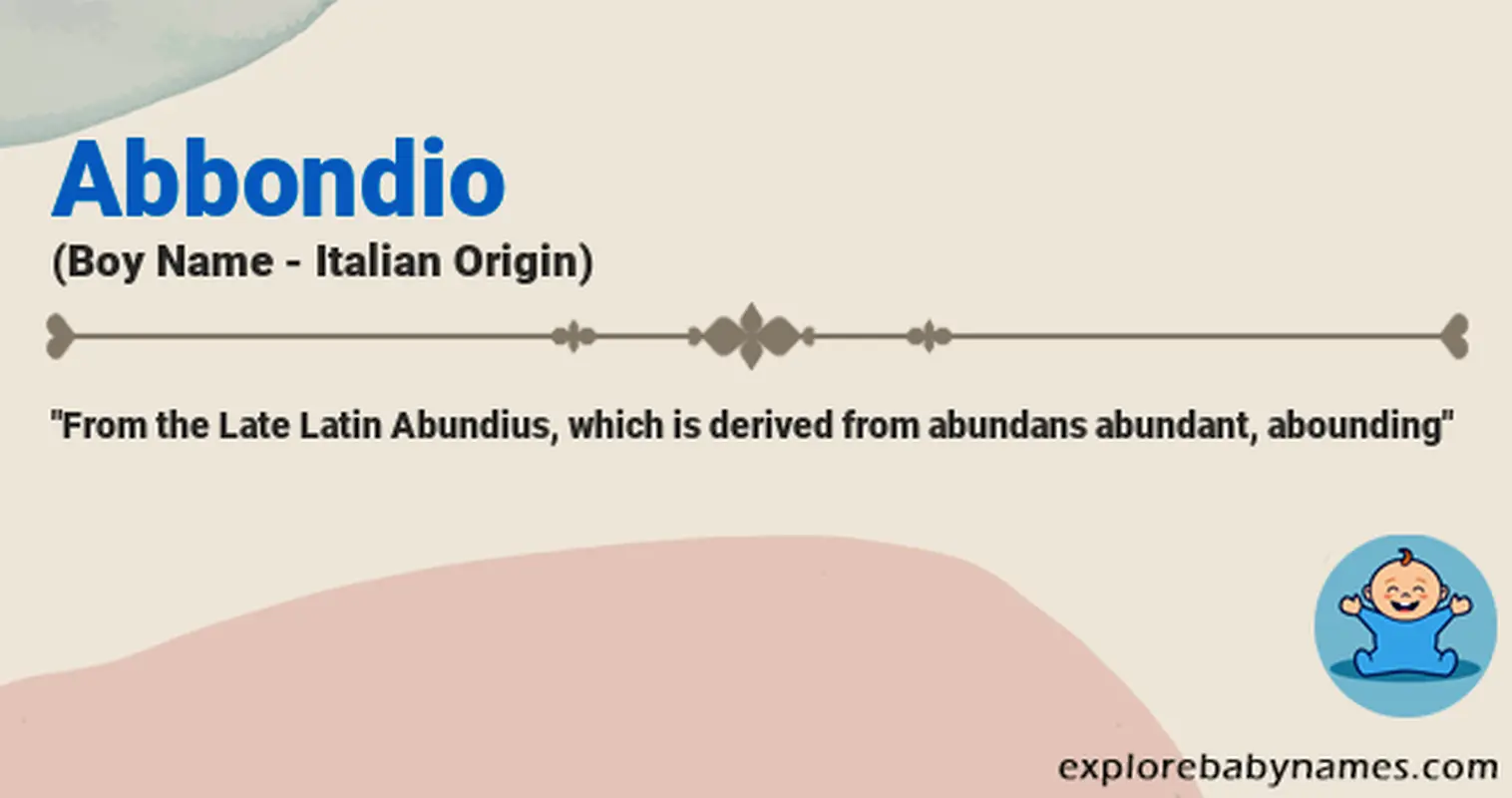Meaning of Abbondio