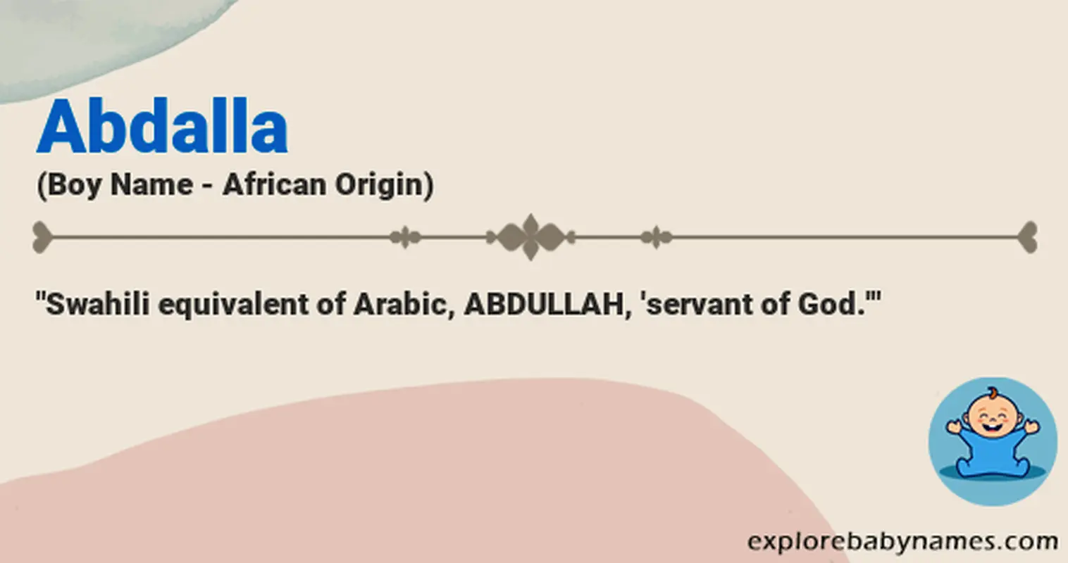 Meaning of Abdalla