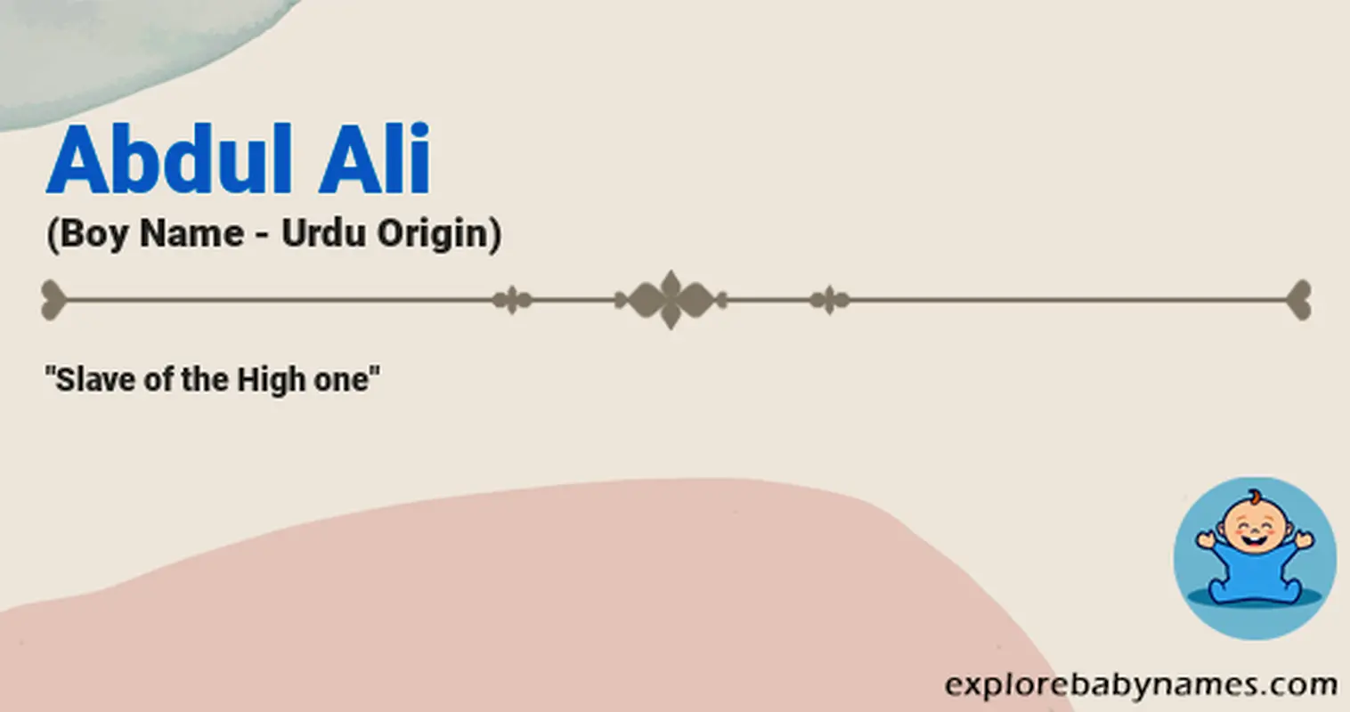 Meaning of Abdul Ali
