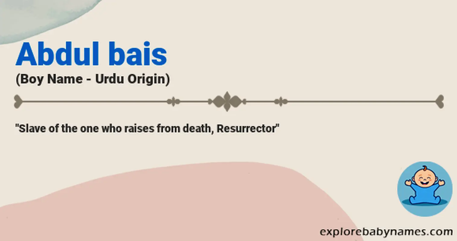 Meaning of Abdul bais