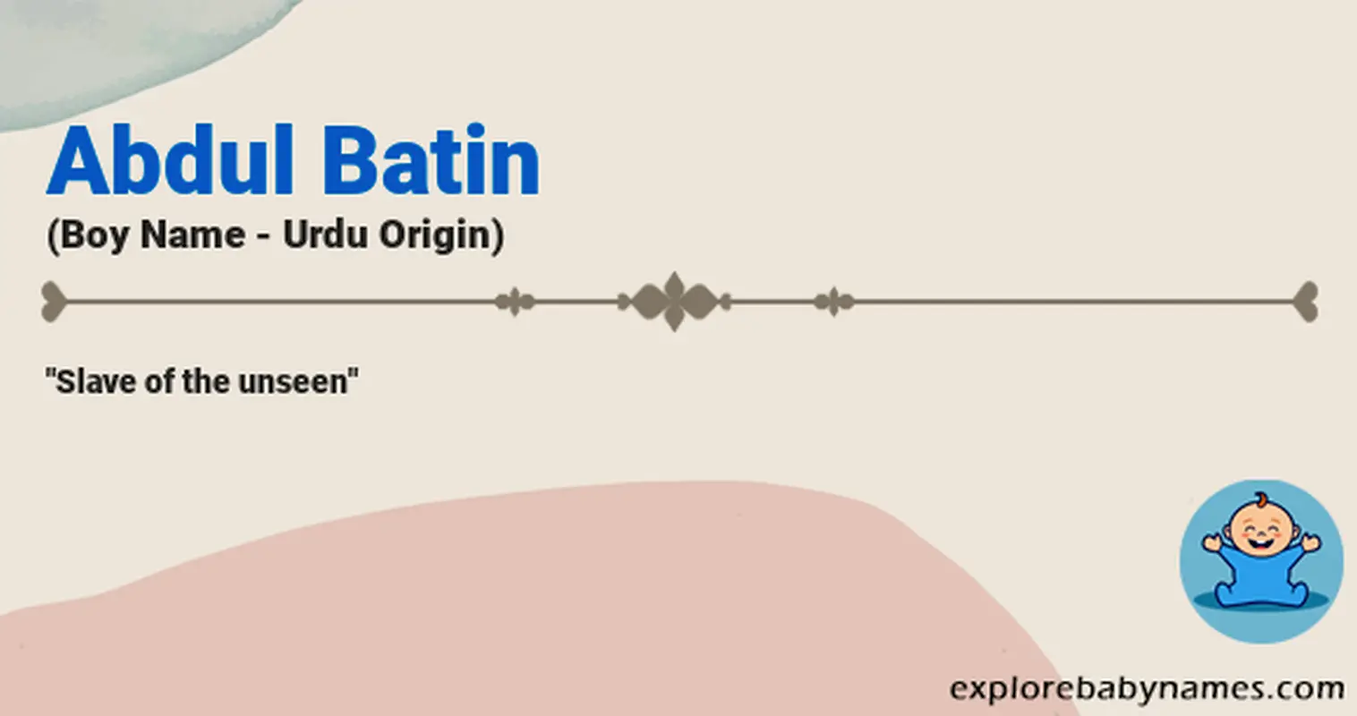 Meaning of Abdul Batin
