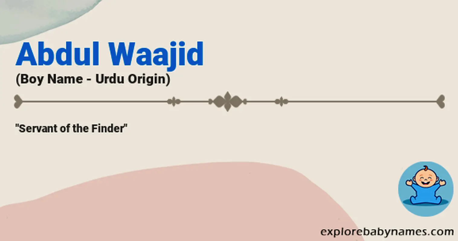 Meaning of Abdul Waajid