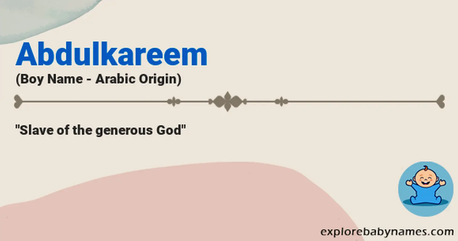 Meaning of Abdulkareem