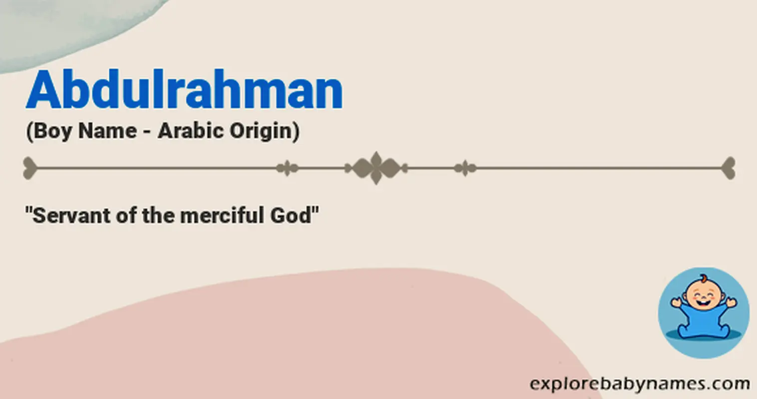 Meaning of Abdulrahman