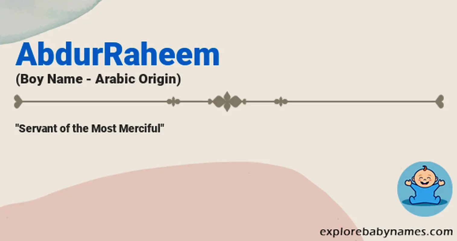 Meaning of AbdurRaheem