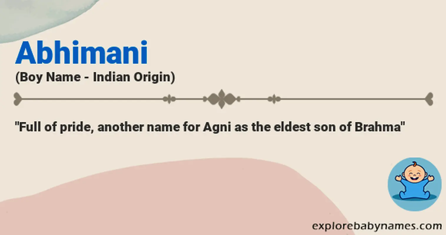 Meaning of Abhimani