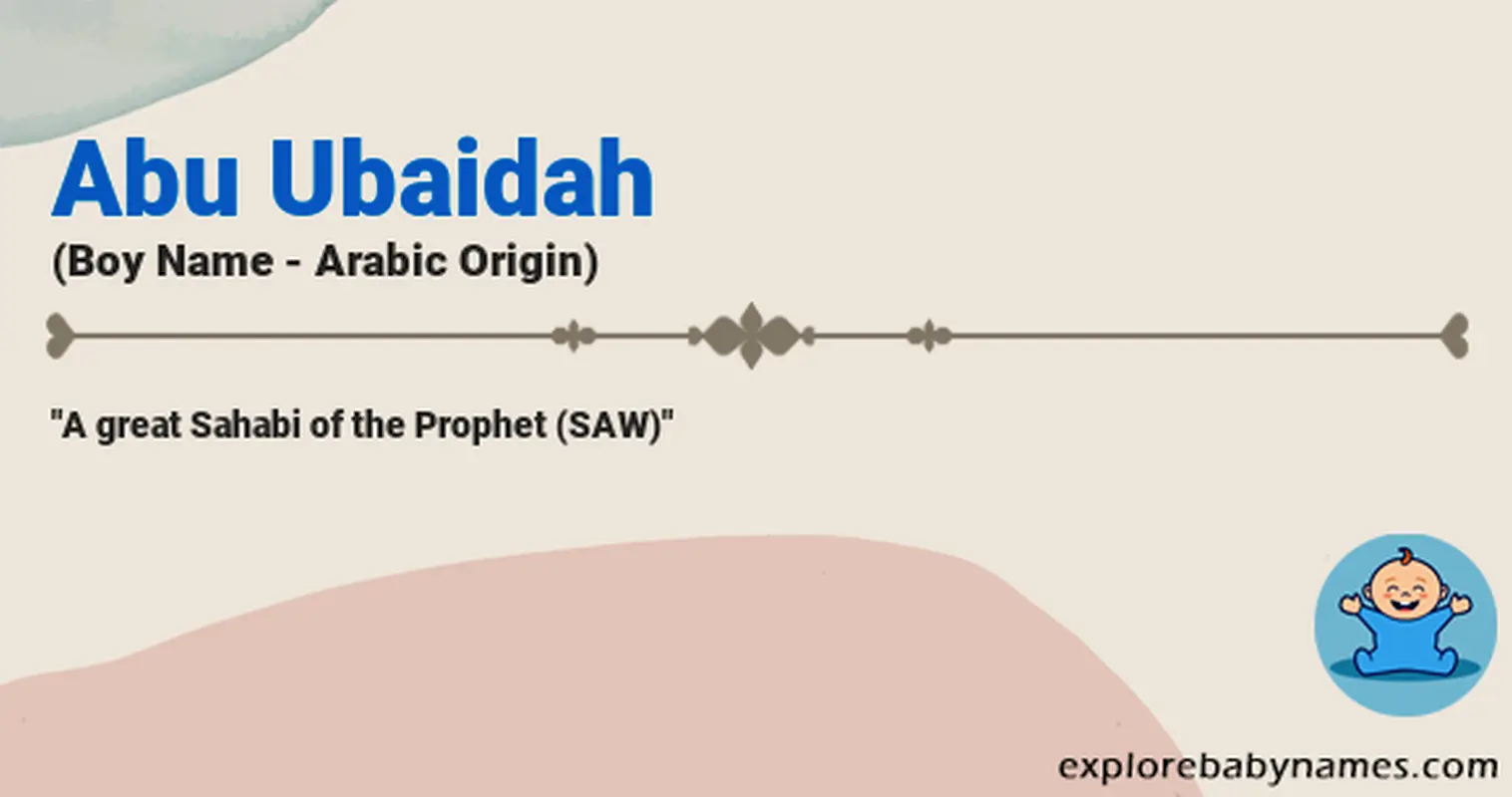 Meaning of Abu Ubaidah