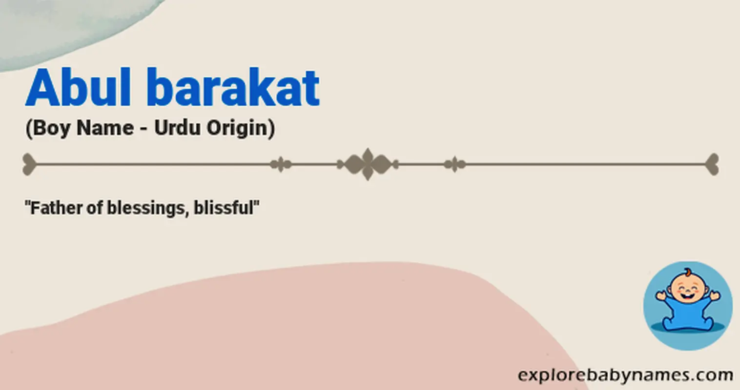 Meaning of Abul barakat