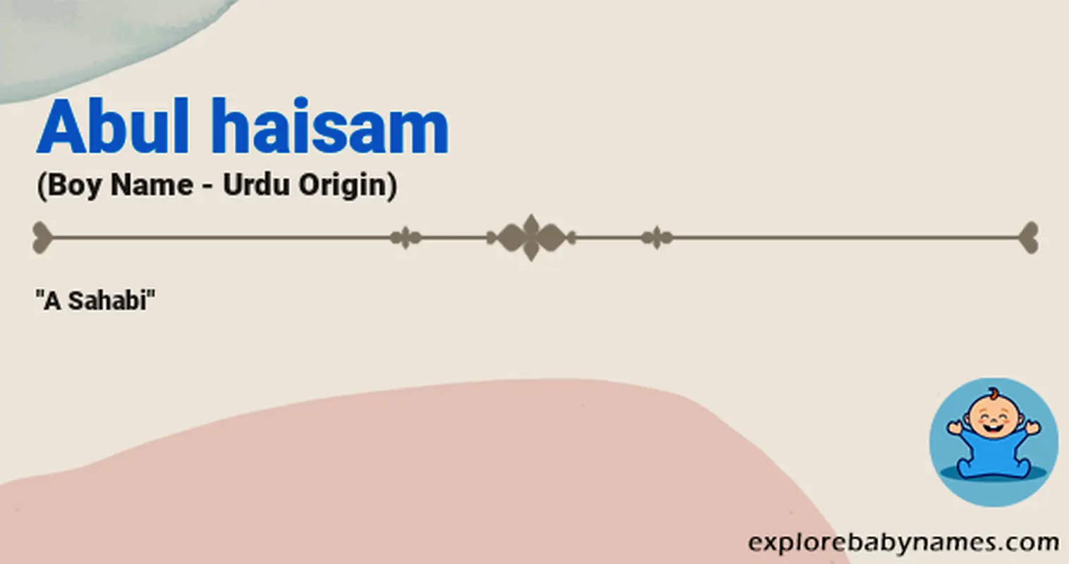 Meaning of Abul haisam