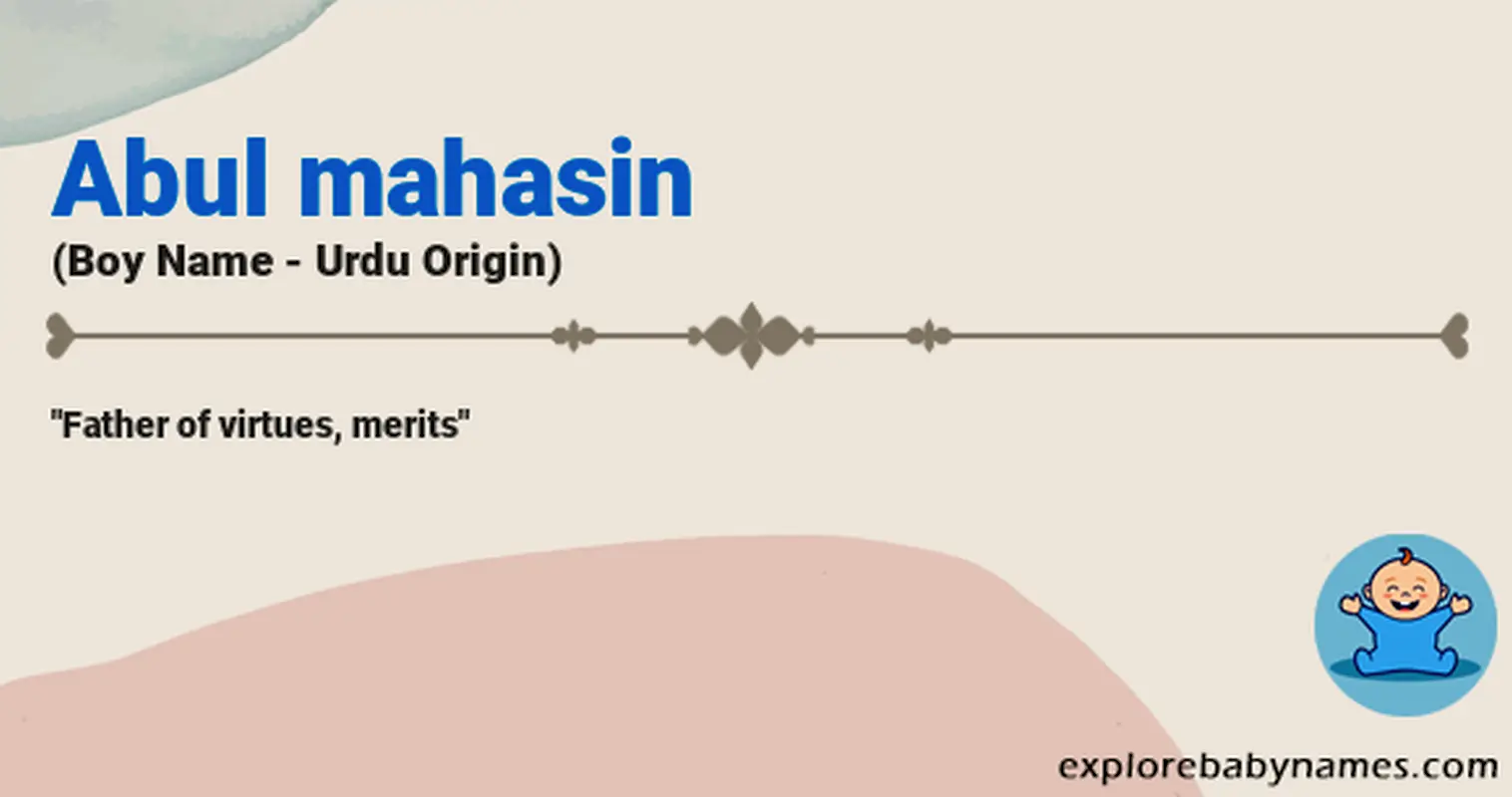 Meaning of Abul mahasin