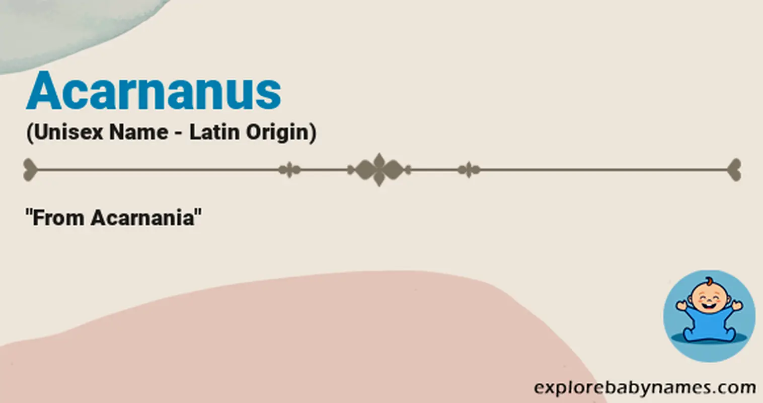Meaning of Acarnanus