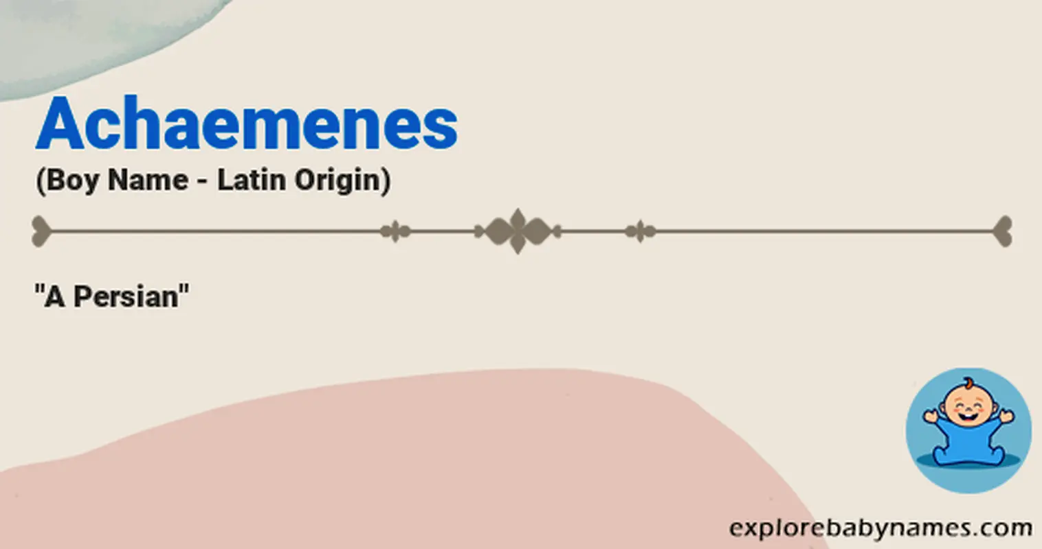 Meaning of Achaemenes