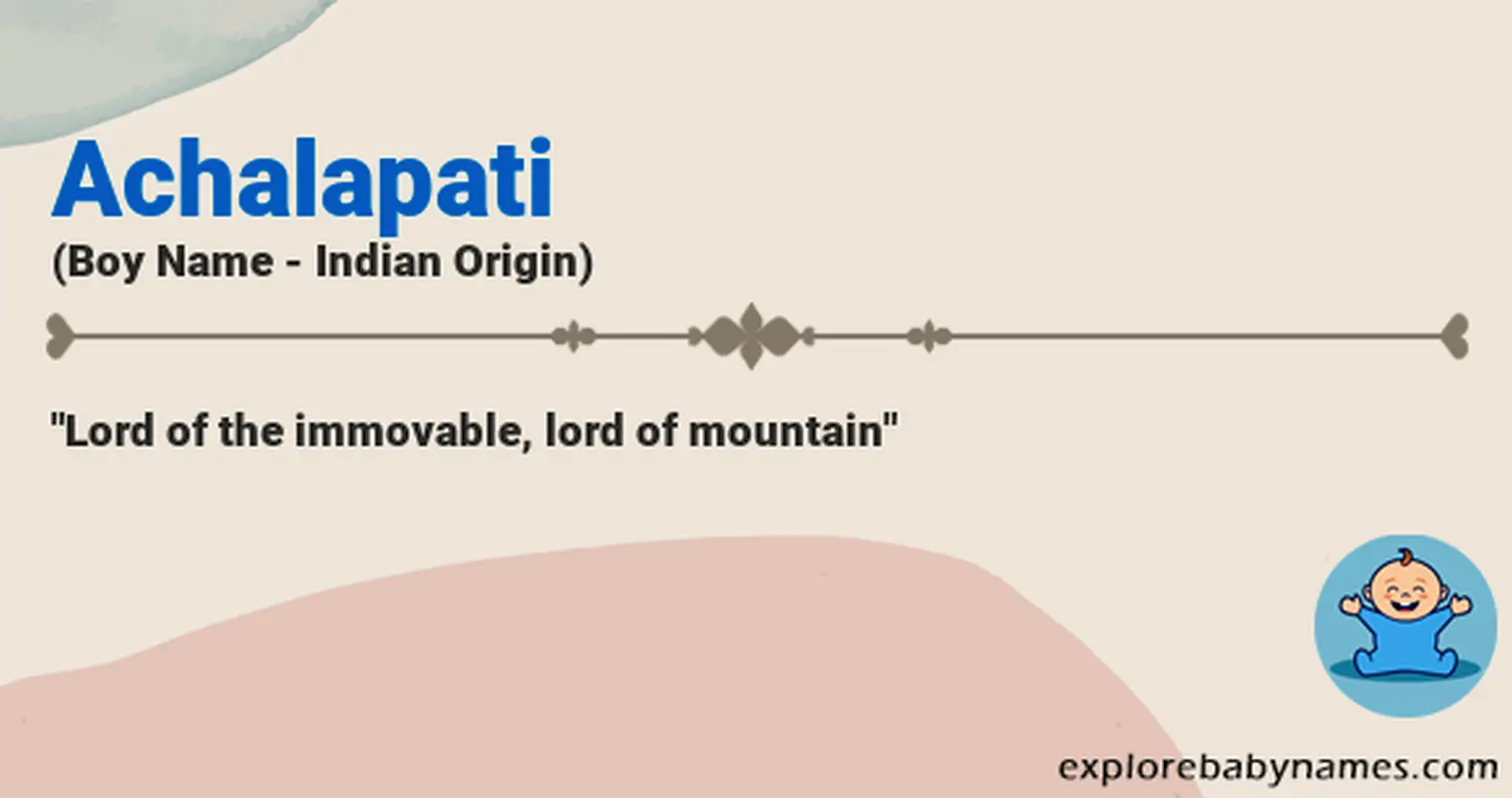 Meaning of Achalapati