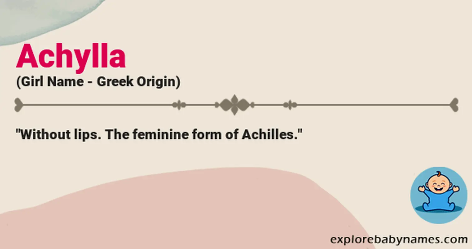 Meaning of Achylla