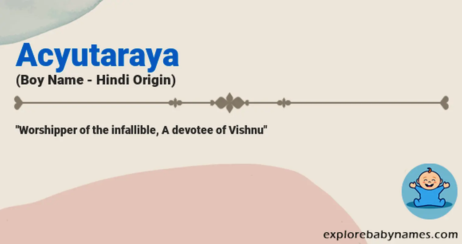 Meaning of Acyutaraya