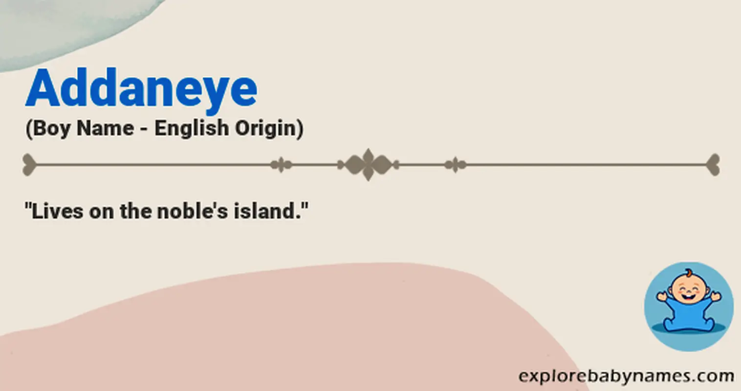 Meaning of Addaneye