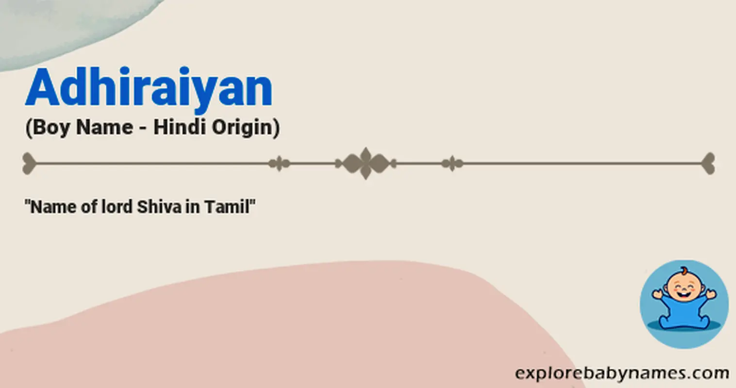 Meaning of Adhiraiyan