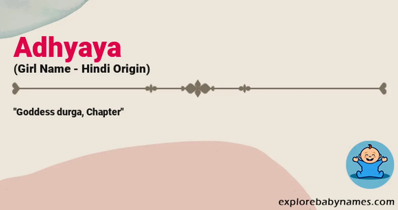 Meaning of Adhyaya
