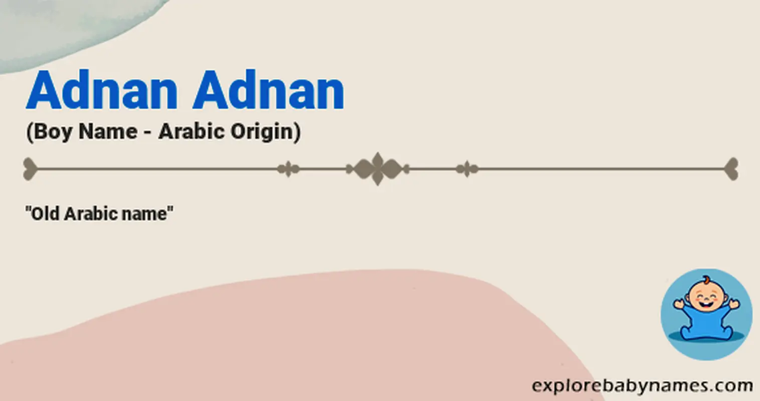 Meaning of Adnan Adnan