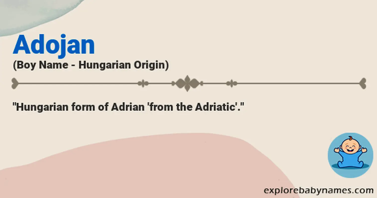 Meaning of Adojan