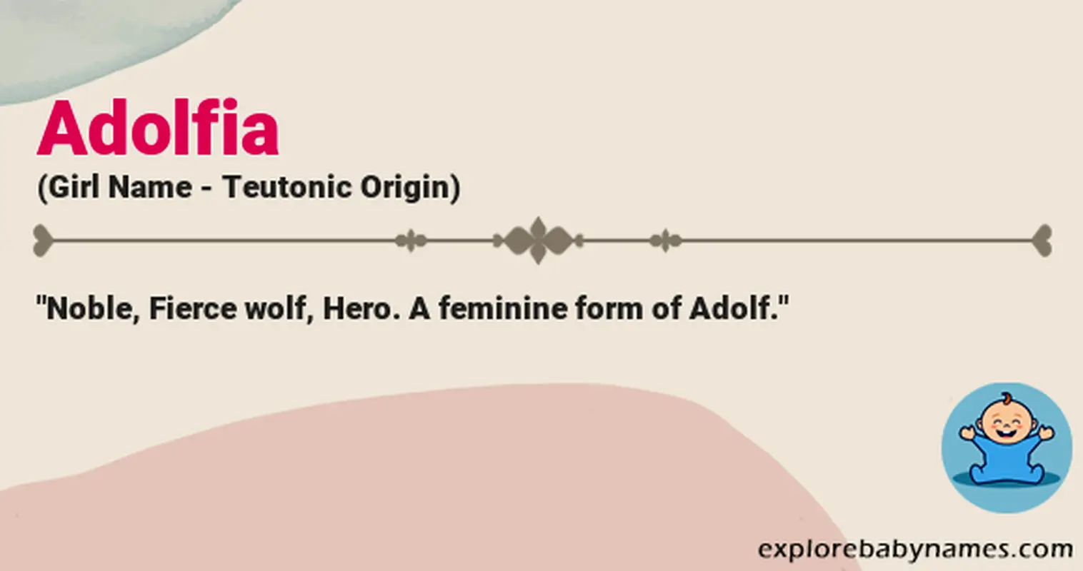 Meaning of Adolfia