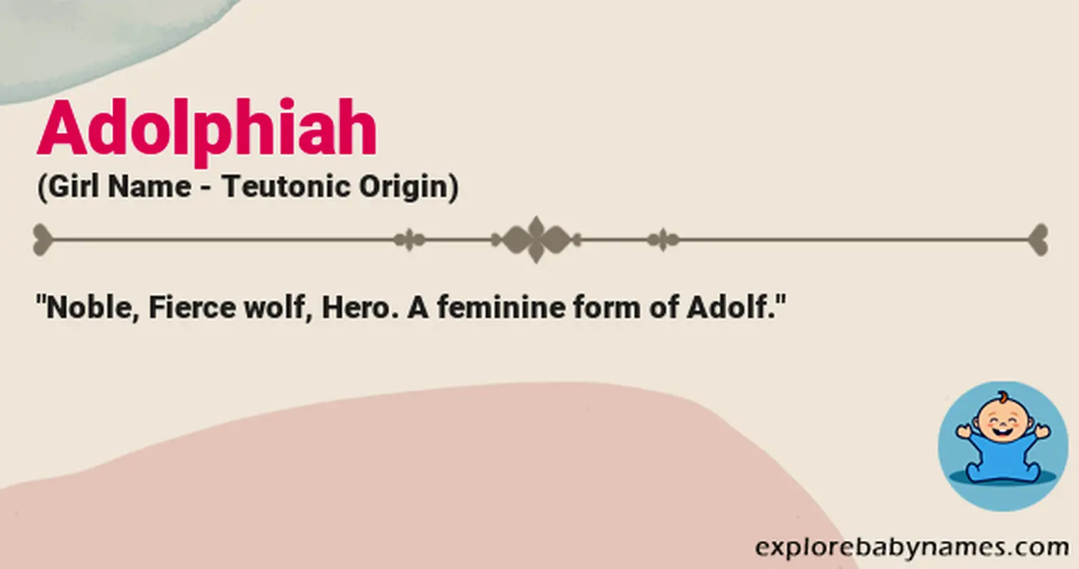 Meaning of Adolphiah