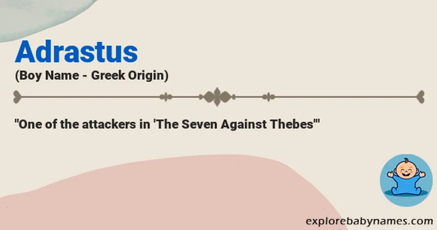 Meaning of Adrastus