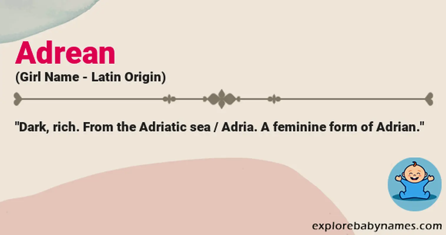 Meaning of Adrean