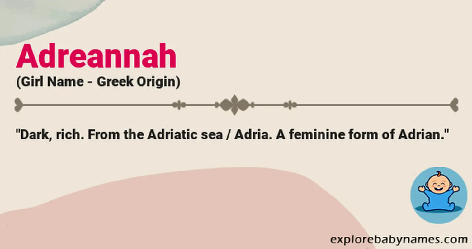Meaning of Adreannah