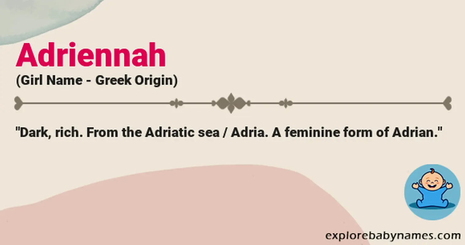 Meaning of Adriennah