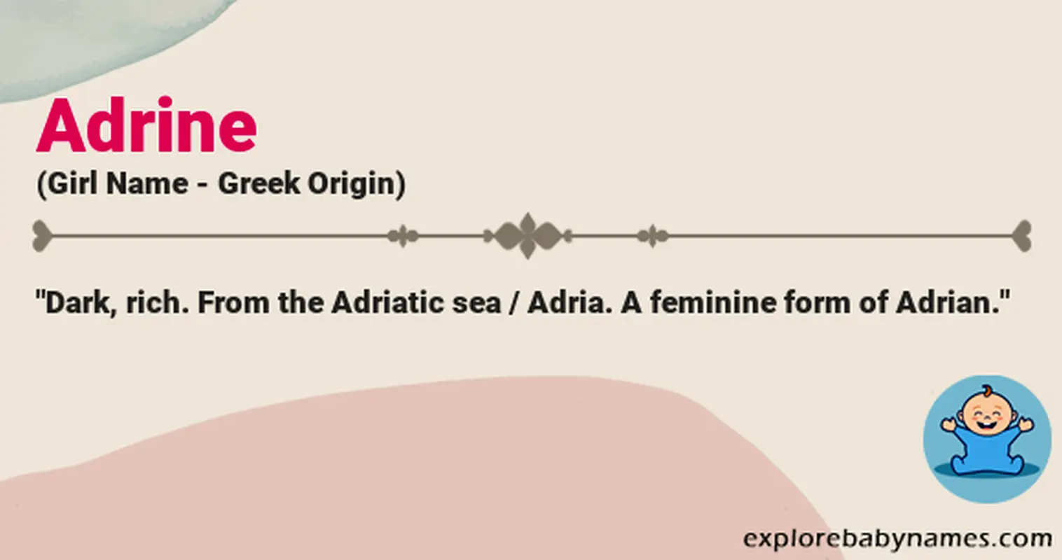 Meaning of Adrine