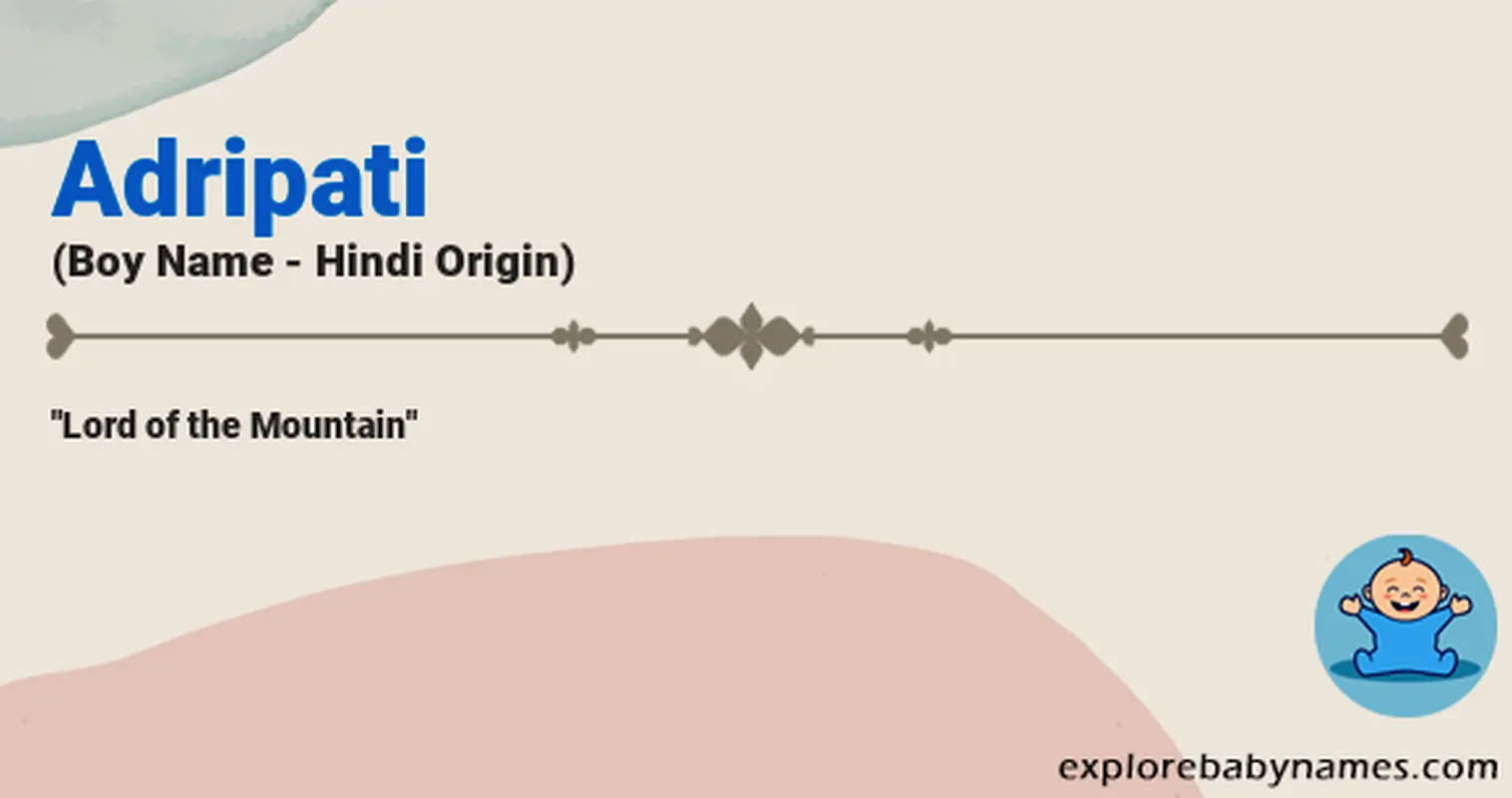 Meaning of Adripati