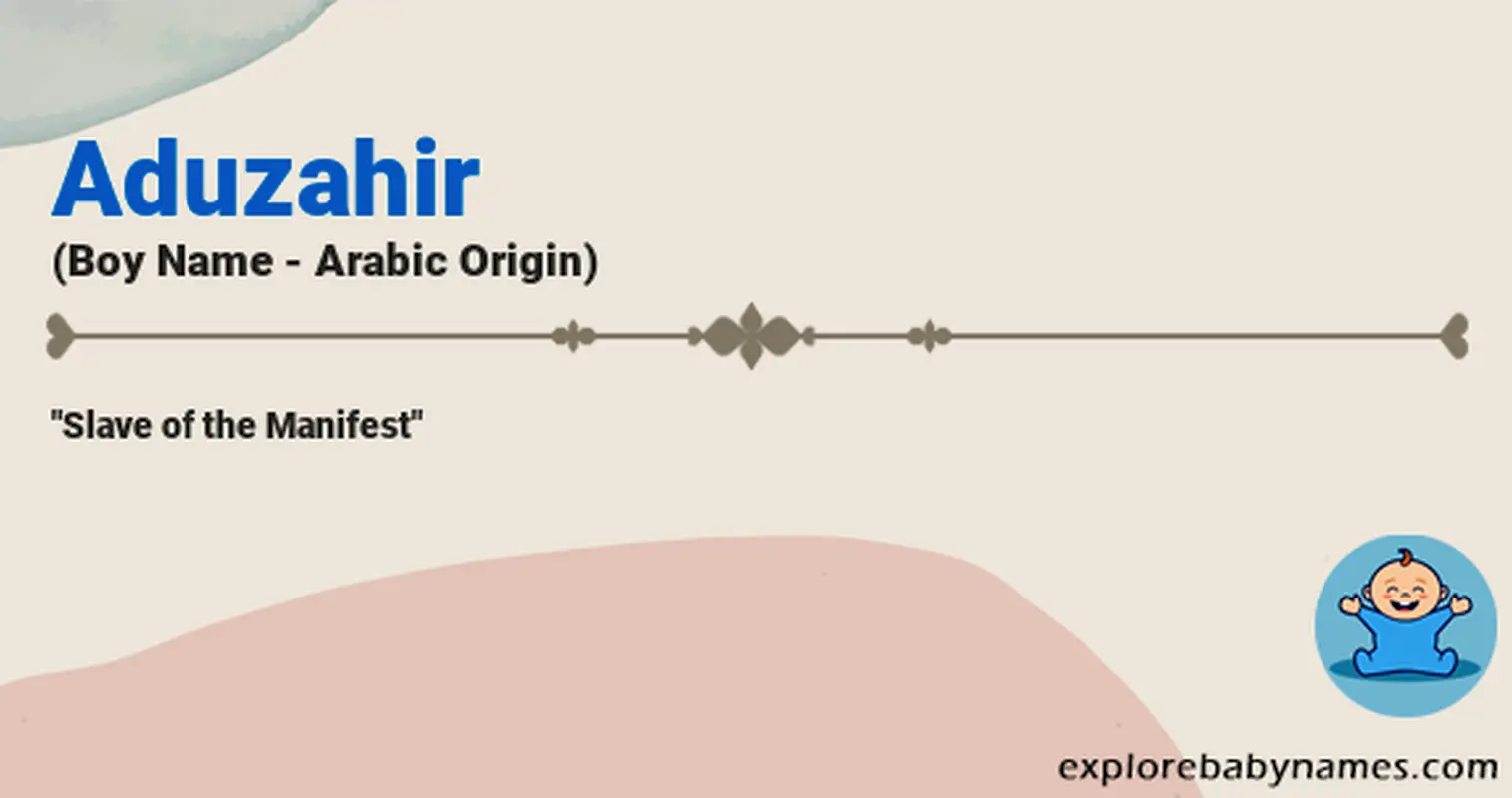 Meaning of Aduzahir