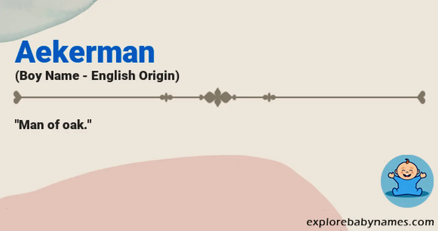 Meaning of Aekerman