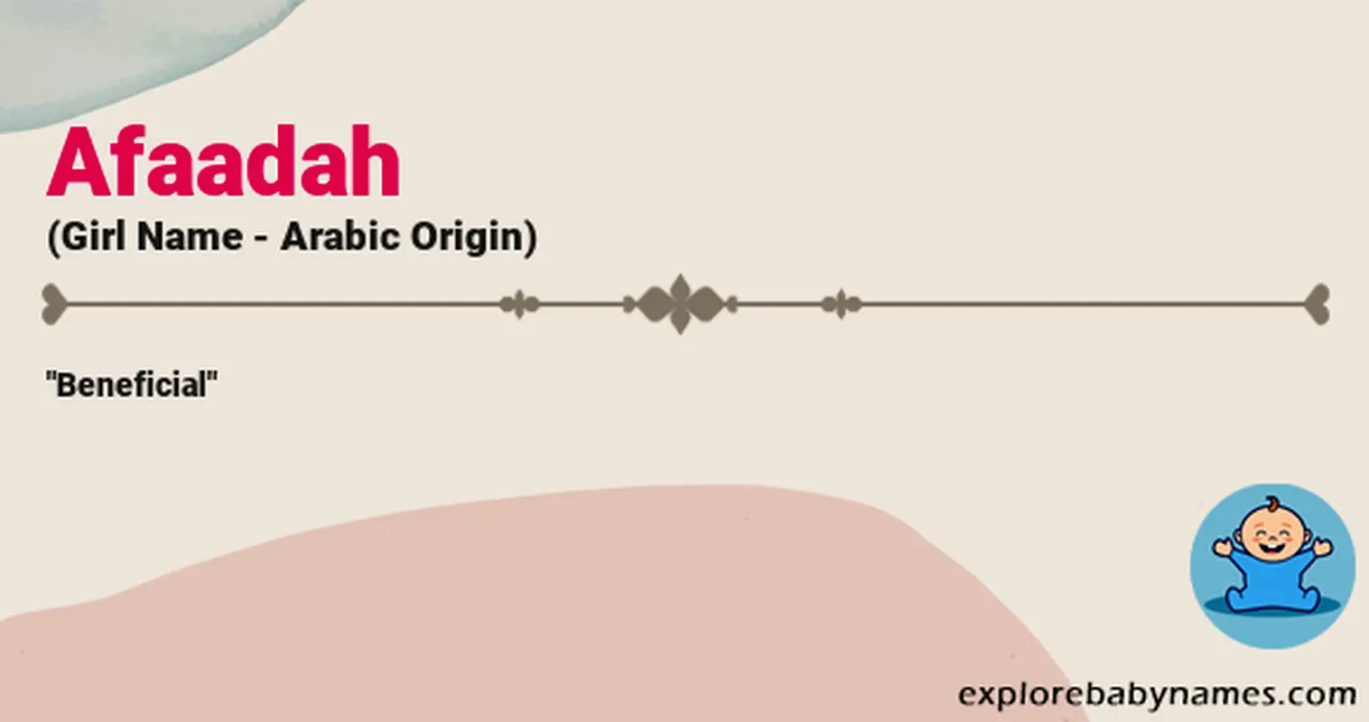 Meaning of Afaadah
