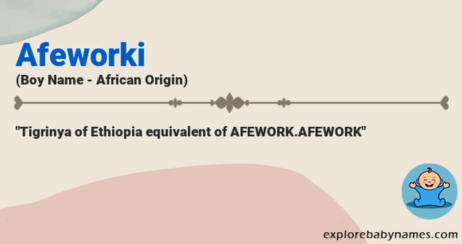 Meaning of Afeworki