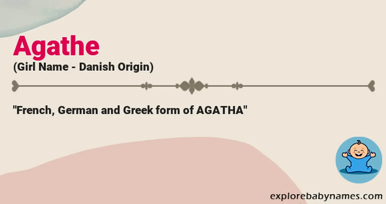 Meaning of Agathe