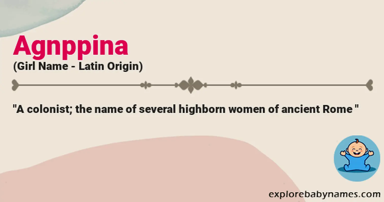 Meaning of Agnppina