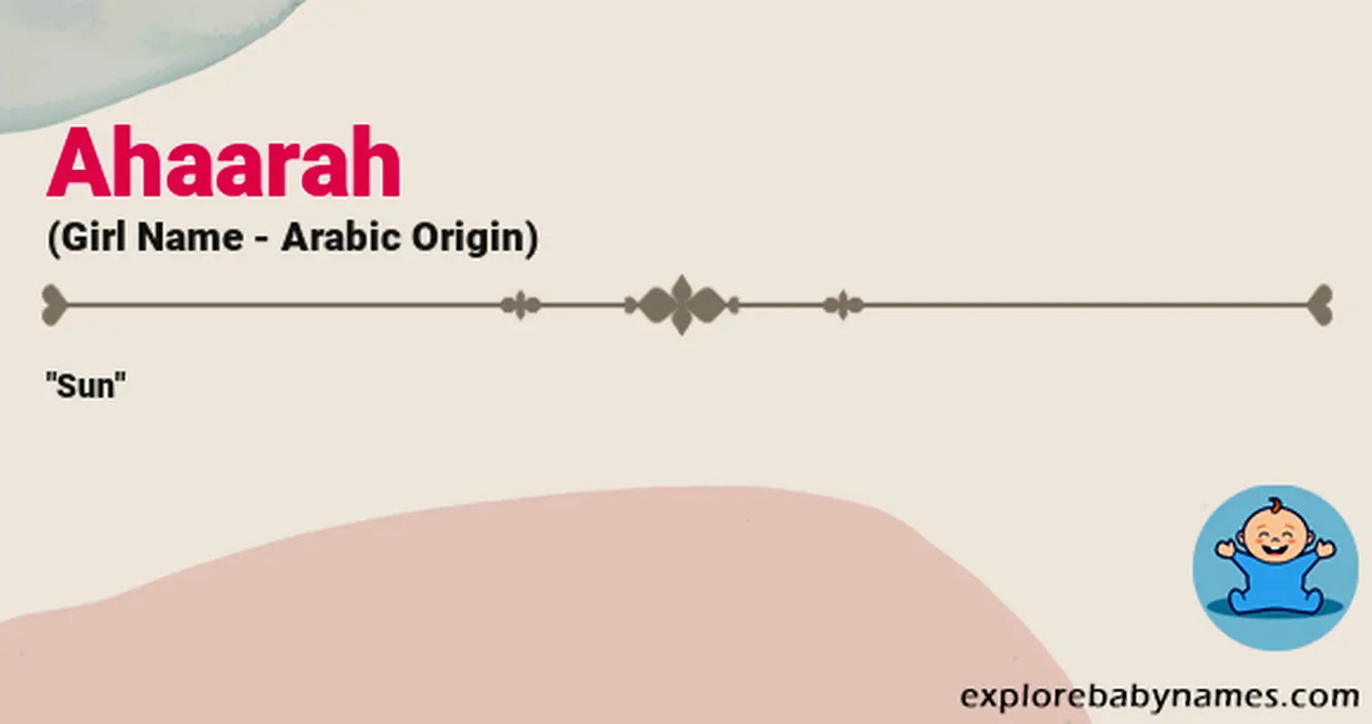 Meaning of Ahaarah