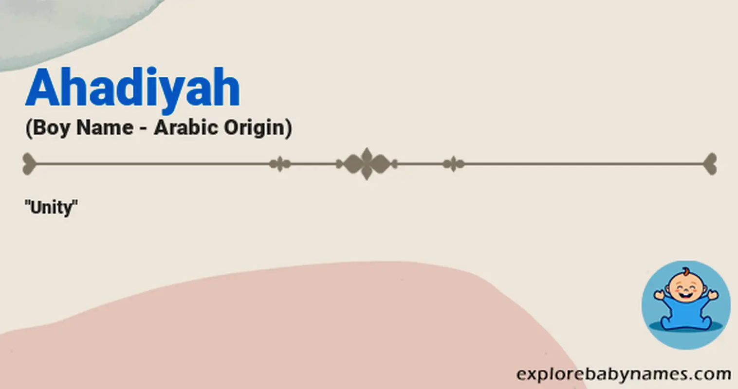 Meaning of Ahadiyah
