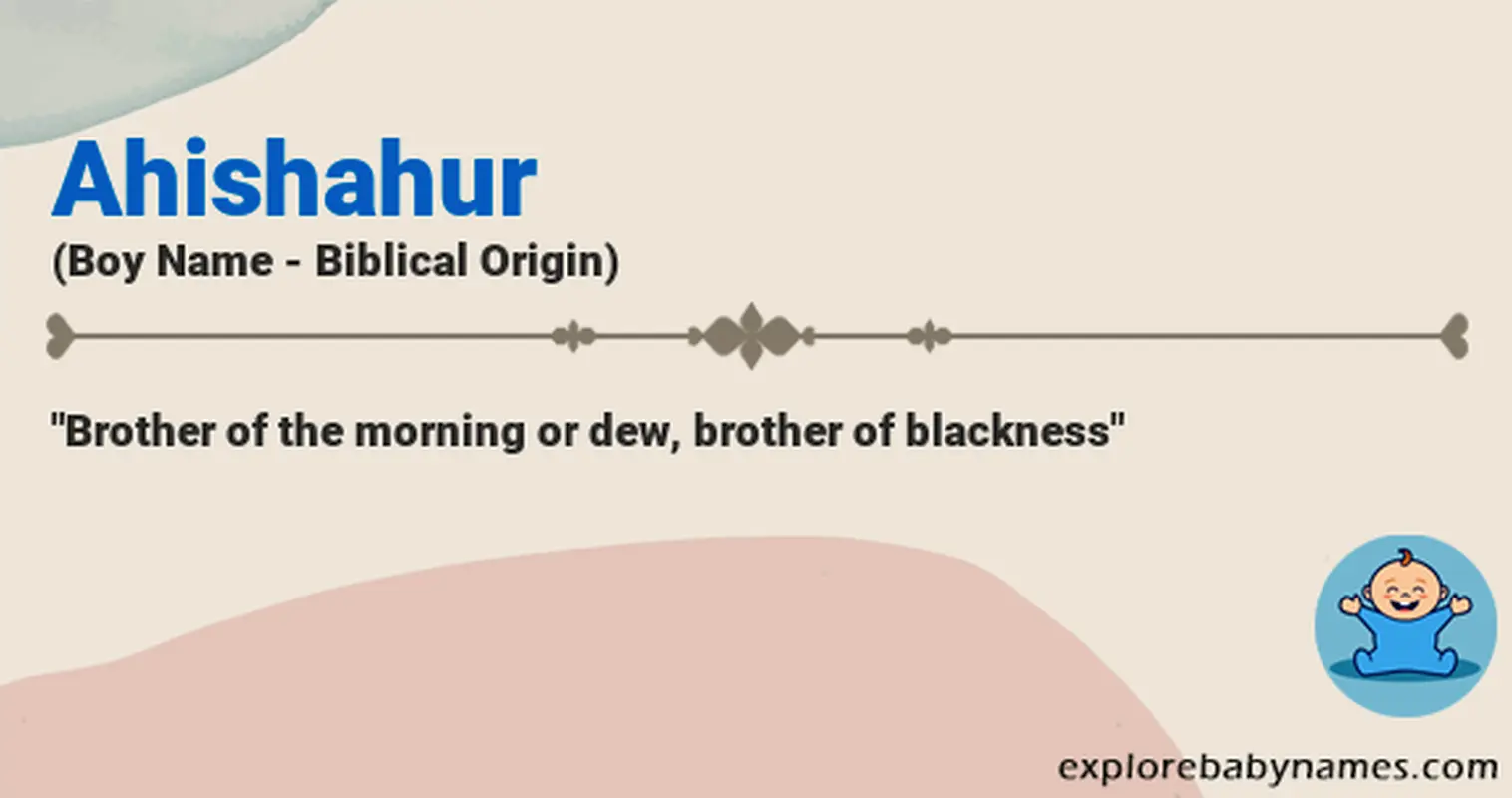 Meaning of Ahishahur
