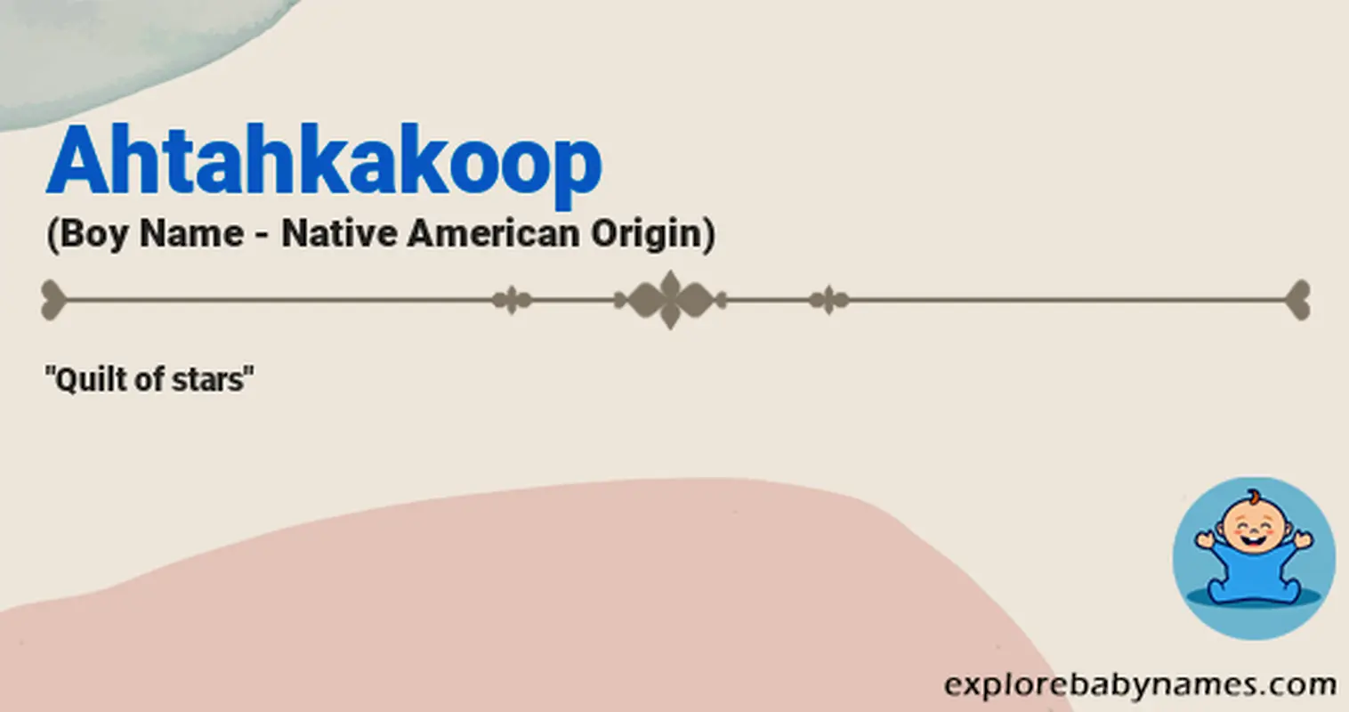 Meaning of Ahtahkakoop