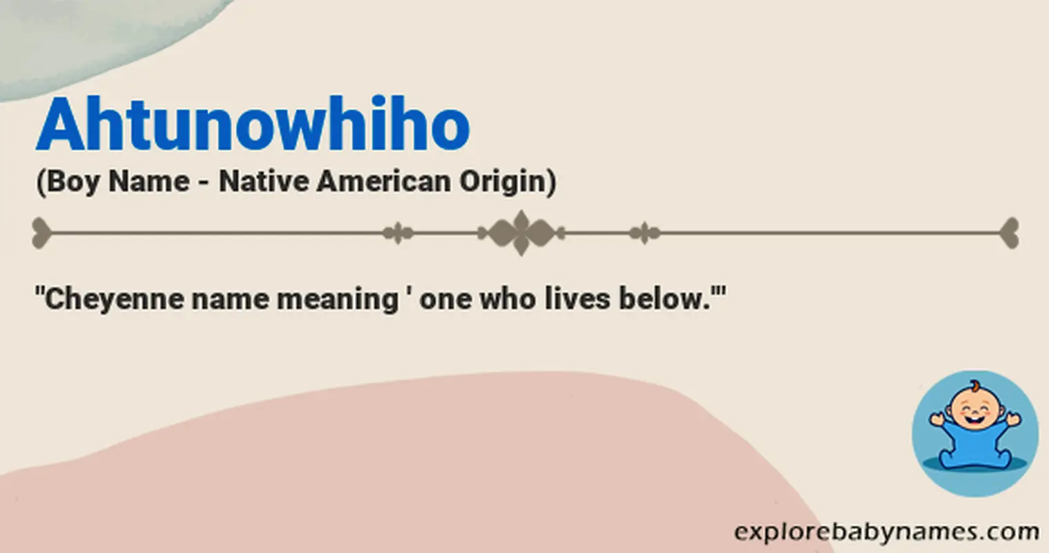 Meaning of Ahtunowhiho
