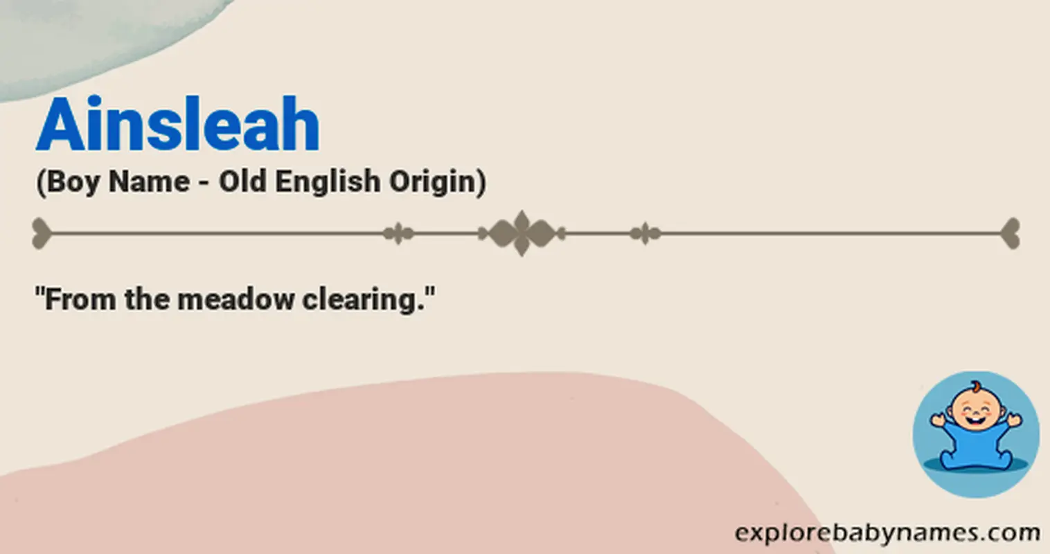 Meaning of Ainsleah
