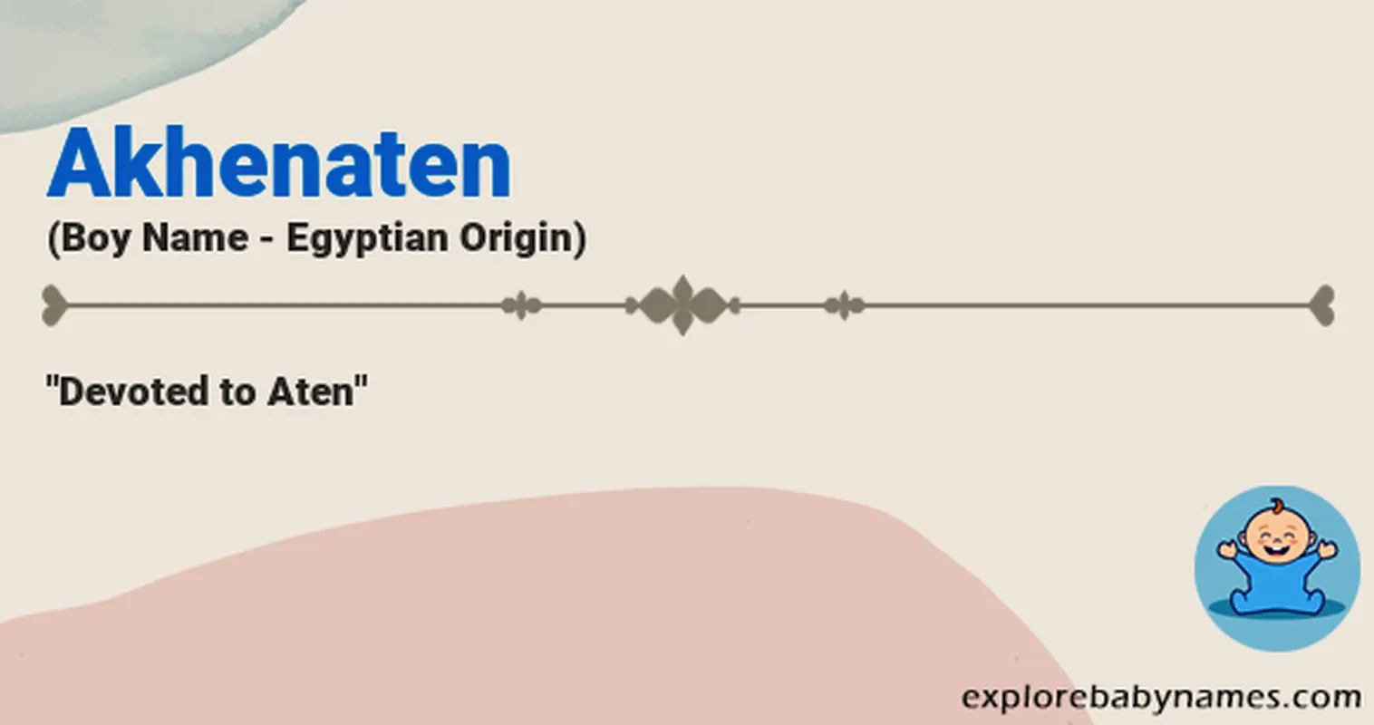 Meaning of Akhenaten