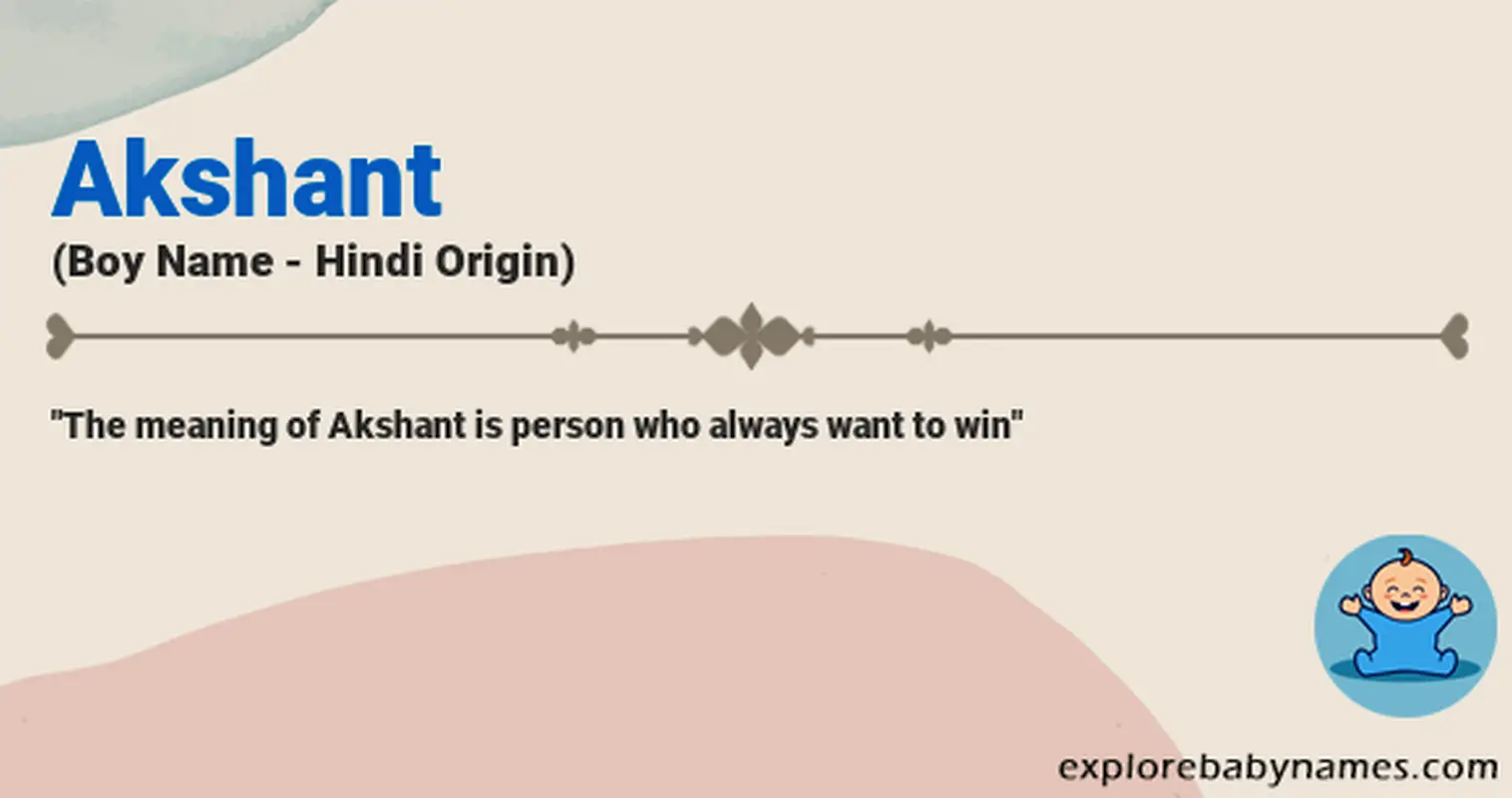 Meaning of Akshant